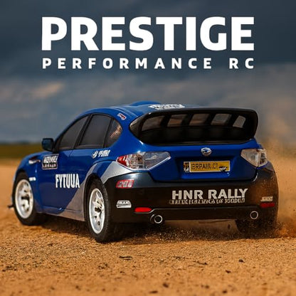HNR Pitbull Rally RC Car ARTR, 1/10 Scale, Carbon Version, 2S/3S Brushless Motor & ESC