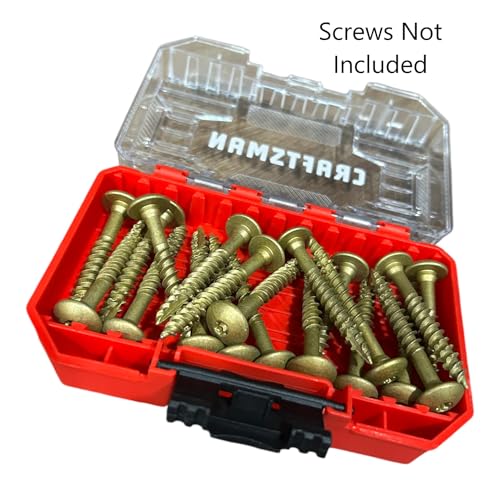 Craftsman Nano Small Versastack Compatible Stackable Plastic Storage Cases 4 Pack