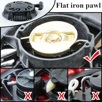 KIKITE Pull Start Recoil Starter Compatible with Harbor Freight Predator 420cc 13HP Engine Pull Start Assembly Pressure Washer Water Pump Replacement Parts 60340 60349 - size: Predator 420cc