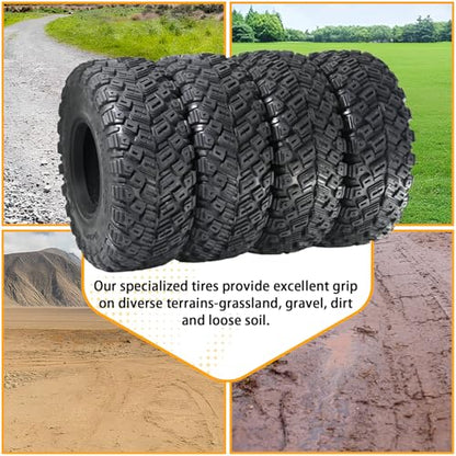 2.2 RC Crawler Tires 4pcs All Terrain Super Grip Soft Rubber, 125mm Height, Fit for TRX4 Sport, Redcat Everest 10, Axial SCX10 Capra 4WS RBX10 Ryft, RC Off-road Tires w/Foam Inserts - size: LH Tire-2.2