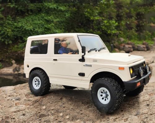 Apawband WPL C74 RC Truck 1/10 RC Crawler RTR Off Road RC Rock Crawler 4x4 | All Terrain Proportional Control 370 Motor Counter Rotating Gearbox Leaf Spring Hobby Grade Toy