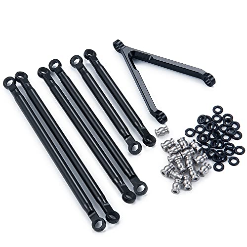 Aluminum Alloy Suspension Links Set Linkage for Axial SCX24 AXI00005 Gladiator Upgrades 1/24 RC Crawler Car