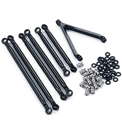 Aluminum Alloy Suspension Links Set Linkage for Axial SCX24 AXI00005 Gladiator Upgrades 1/24 RC Crawler Car