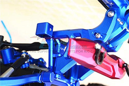 GPM For Traxxas E-Revo 2.0 VXL Brushless (86086-4) Upgrade Parts Aluminum Rear Wing Mount Full Set - 4Pc Set Green