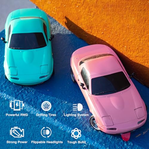 ARRIS LD1804 1/18 Mazda MX-5 RC Drift Car RWD with Gyro RTR | Miata Styling, LED Lights, Smooth Drifting, JDM Roadster Experience
