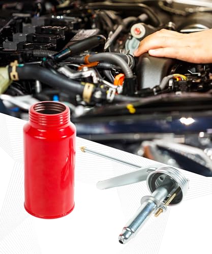 2PCS Oil Can,Car Accessories Oil Can Pump Oiler with Spout,Hand Pump Gun Oiler Spray Cans,Automotive Replacement Engine Oils Pumps,Used in Bicycles,Motorcycles,Automobiles,and Other Industries
