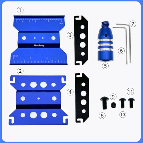 RC Car Aluminum Repair Workstation 360 Degree Rotation Lift Lower Work Stand w/Screw Tray for SCX24 TRX4M FCX24 1/16 1/18 1/24 Scale RC Truck Crawler Buggy (Blue) - style: Blue