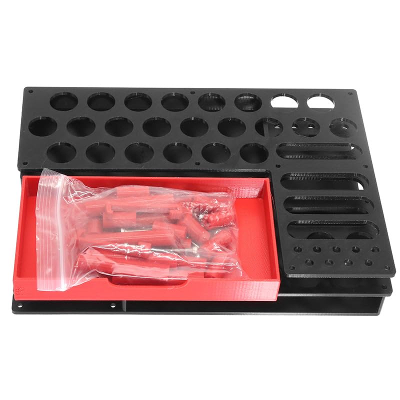 Professional RC Screwdriver Organizer RC Tool Stand Tools Kit Tool Holder for RC Hobby Repair Black - color: Black