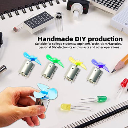 8Pack DC Motor 3V-12V 280 Micro Motor Round Shaft Electric Motor for DIY Airplane RC Boat Toys Model DIY Hobby