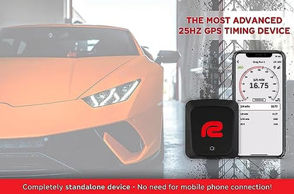Mini S - Standalone GPS Based Performance Meter Box 25Hz - Car and Motorcycle Lap Timer and Drag Meter with Mobile App - Vehicle Racing Timing System