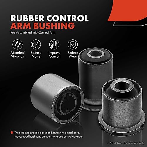 A-Premium Rear Right Upper Control Arm, with Bushing | Compatible with Honda Civic Civic 1988-2000, Civic del Sol 1993-1997, CR-V 1997-2001, Acura EL 1997-2000, Integra 1997-2001