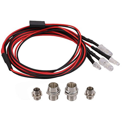 Durable 4 LED RC Car LED Light Kit RC Car Truck Headlight Taillight Replacement Parts