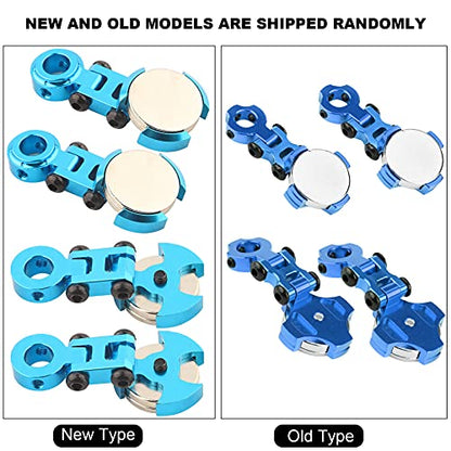 Magnetic Vehicle Body Post Mount 2Pcs for RC Car Accessories (Dark Blue) - color: Dark Blue