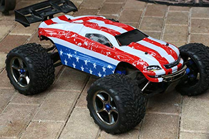 SummitLink Compatible Custom Body Flag Strip Style Replacement for 1/10 Scale RC Car or Truck (Truck not Included) ER-ST-01