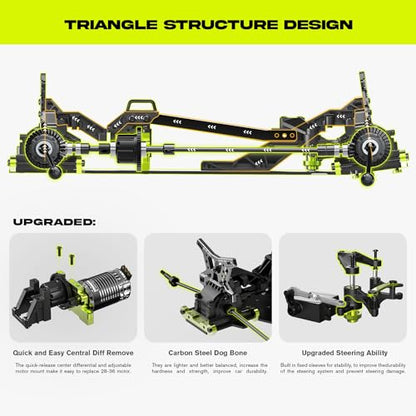 AMORIL Mini 1/10 Truck with an Extra 3S 4400mah Lipo