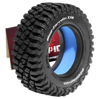 REDSPIDER 1.9'' Crawler Tires OD 89MM/3.54'' (4PCS) Dual Stage Closed Cell Inner Car Crawler Tire Foams for 1/12 RC Crawler MJX H12Y+ MN-128 (Tire)