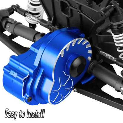 RC Upgrades Part for 1/10 Slash/Rustler/Stampede/Bandit 2WD (VXL) Drag Slash/Bigfoot,Transmission Gearbox & 48P Gear & Slipper Clutch Kit Pressure Plate & Complete Differential,Navy Blue - color: Navy Blue - (Upgrades Gearbox)