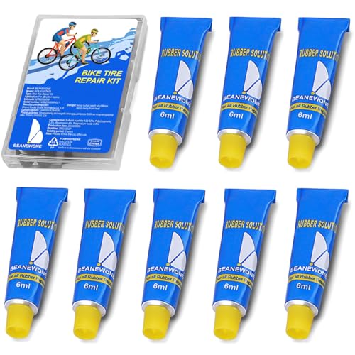 Bike Tire Repair Kit, Bicycle Inner Tube Patch Kit – Portable Case for Bicycle, Motorcycle & Inflatable Tubes - style: Refills