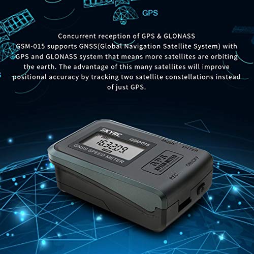 SKYRC GSM-015 GNSS GPS Speed Meter High Precision GPS Tester Height Speed Tester for RC Drones FPV Multirotor Quadcopter Airplane Helicopter