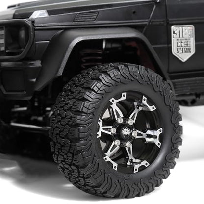 REDSPIDER 1.9" RC Crawler Tires for MJX H12P H12Y, Super Soft Sticky Rubber All-Terrain Tires 90mm OD, for 1/12 RC Cars Upgrade Parts (Tires)