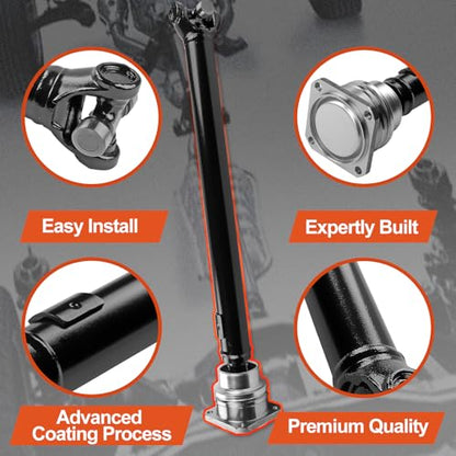 Drive Shaft Prop Shaft Driveshaft Assembly [4WD] Compatible with Chevrolet 2004-2012 Colorado & GMC 2004-2012 Canyon & Isuzu 2006 i-350, 2007-2008 i-370, Replace# 15104642