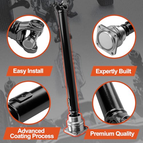 Drive Shaft Prop Shaft Driveshaft Assembly [4WD] Compatible with Chevrolet 2004-2012 Colorado & GMC 2004-2012 Canyon & Isuzu 2006 i-350, 2007-2008 i-370, Replace# 15104642