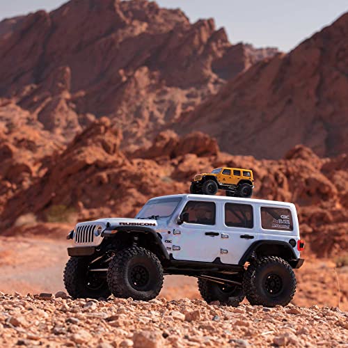 Axial RC Truck SCX6 Jeep JLU Wrangler 1/6 4WD Rock Crawler RTR, Silver | AXI05000T2, Batteries and Charger Not Included - color: Silver