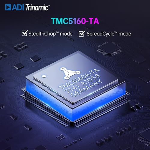 BIGTREETECH TMC5160T Plus V1.0 Stepper Motor Driver 8V-60V StepStick SPI Silent High Speed Printing For Marlin/Klipper/RRF Firmware Manta M8P V2.0/V1.0, Octopus Pro Control Board (With All-Metal Case) - style: TMC5160T Plus(with case)