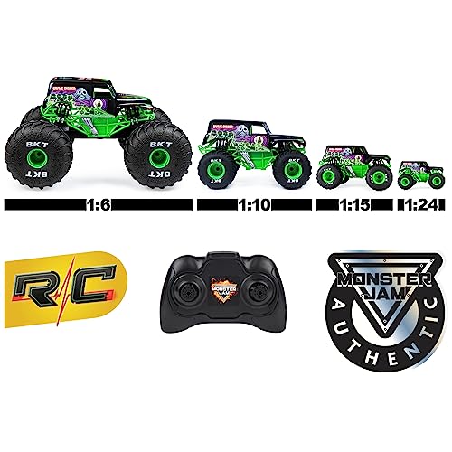 Monster Jam Official El Toro Loco RC Truck, 1:24 Scale | Remote Control Truck Toy, Durable Construction, Authentic Design, Easy to Use Remote, Pretend Play Gifts for Kids Ages 4+ - style: El Toro Loco