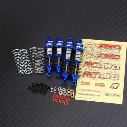 RCAWD Alloy Front Rear Shock for Losi 1/16 Mini-B 1/18 Mini-T Shocks Series Upgrades Part Blue - color: Blue