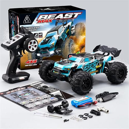 ZLL Beast SG116 MAX Brushless 1/16 Scale 4WD, for Adults, UP to 80KMH RTR RC Truck with 35A 3 Wire ESC, 2.4GHz Remote Control