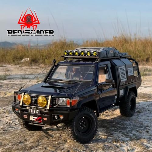 REDSPIDER RC Car LED Light Bar Kit, 145mm Roof Light Bar with 14 LED Beads for 1/10 1/8 RC Crawlers, RC Accessories Upgrades Parts for Axial SCX10 90046 Wraith Traxxas TRX4 TRX6 Redcat Gen8 (Style B)