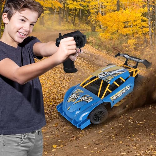 Mean Machines 2.4GHz RC Ripster Rally Racer; Rear Wheel Drive for Drifting Mastery; Colors Will Vary - style: Ripster