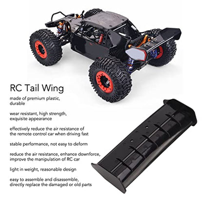 Alomejor RC Tail Wing,1/10 RC Tail Tail Spoiler Wing RC Rear Wing RC Tail Spoiler Wing for Racing 10 10421 S 9102 1/10 RC Car