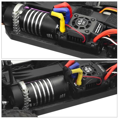 BL2852 4500KV Brushless Motor 3.175mm & Brushless ESC for 1/12/14/16 RC - color: Motor & ESC