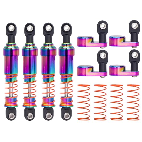 1/10 RC Shock Oil Dampers kit with Offset Cap for 1/10 SCX10 TRX4 Capra Axial Tamiya LCG Cheater Rigs VS4-10 D90 90046 RC Crawler Car (75mm) - size: 75mm