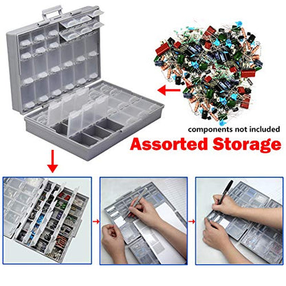 AideTek BOXALL48 lids empty enclosure SMD SMT organizer surface mount Organizer lid 1206 0805 0603 0402 - style: BOXALL48