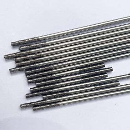 30Pcs M2 Pushrod Connector Set 304 Stainless Steel Rod Linkage for RC Model Airplane Helicopter Boat Car DIY Parts