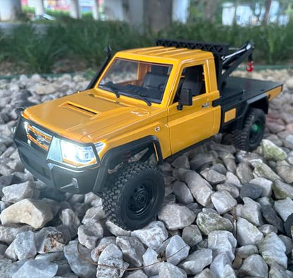 WPLDEWAN MN82T RC Rock Crawler RC Truck 4x4 1/12 Scale All Terrain | Remote Control Pickup with Crane Hook RTR Proportional Throttle Steering 280 Motor Hobby Car Adult