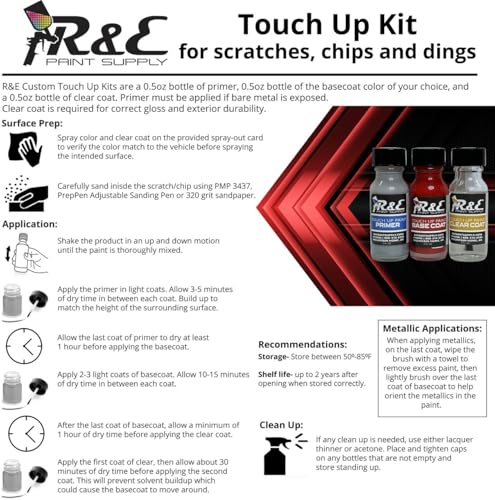 Automotive Paint for GM WA9260, Victory Red, Touch Up Kit (Pack of 3) - style: Touch Up Kit (Pack of 3)