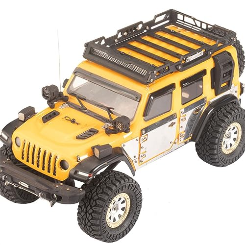 LED Light Square Sidelight Spotlight Front Searchlight with Antenna Compatible for Axial SCX24 TRX4M 1/24 1/18 RC Crawler Car Upgrade Parts - color: Sidelight