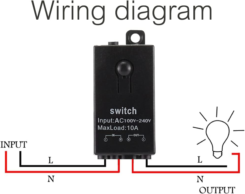Wireless Light Switch,3 Way Mini Remote Switch AC 110V/120V/220V/240V/10A Relay Wireless Light Switch with 328FT Long Range for Motor,Lamps,LED Lights,Fans. - size: 110V-240V 3way remote switch-10A Relay