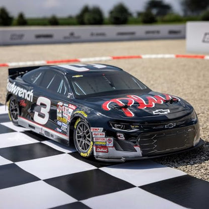 Losi 1/12 NASCAR RC Race Car RCR No. 3 GM Goodwrench Chevrolet ZL1 2S AWD RTR Brushed On-Road Battery & Charger Included Black LOSF1122503