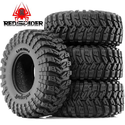 REDSPIDER•1.3'' Crawler Tires OD 2.75'' (4PCS) for 1/18 1/24 TRX4M SCX24 AX24 FCX18 FCX24 RC Crawler Car (Tires)