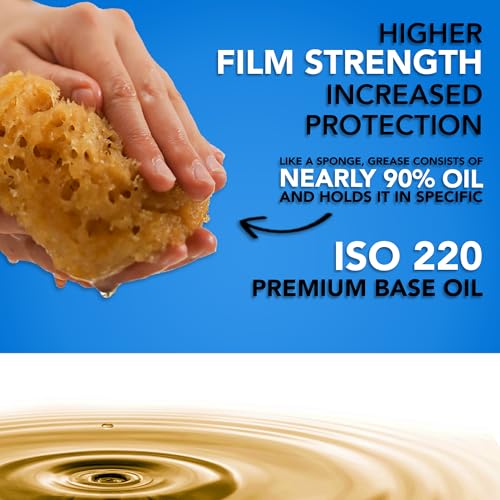 Wheel Bearing Grease Tube | Lithium Complex | High Temp | Axle | Automotive | Tractor | Truck | Ball Joint | CV | Marine Boat | Grease Gun Cartridge | Blue | Single Cartridge | NLGI 2 | Multipurpose