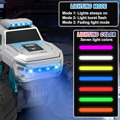 Amphibious Remote Control Car Monster Truck Toys, 1:16 Waterproof RC Cars 4WD, All Terrain Pick-up Truck Car Toy for Boys Kids Birthday Age 6 7 8 9 10 11 12+
