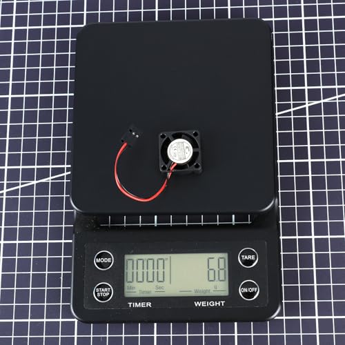 RCAWD 25 * 25 mm RC Motor Cooling Fan Heatsink eg for ARRMA Typhon Granite Mojave Grom & Hobby RC Model