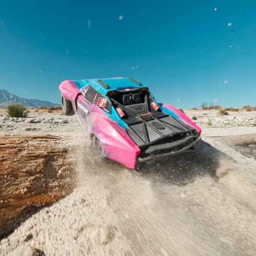 ARRMA RC Truck 1/10 SENTON 4X4 223S BLX BRUSHLESS Short Course Truck RTR (Battery and Charger Not Included) with DSC, Blue, ARA4303V4T3 - color: Blue