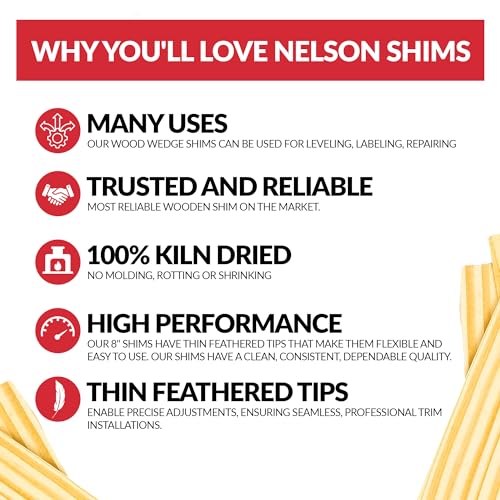 8-Inch DIY Shims, 24-Pack - style: 2-Pack