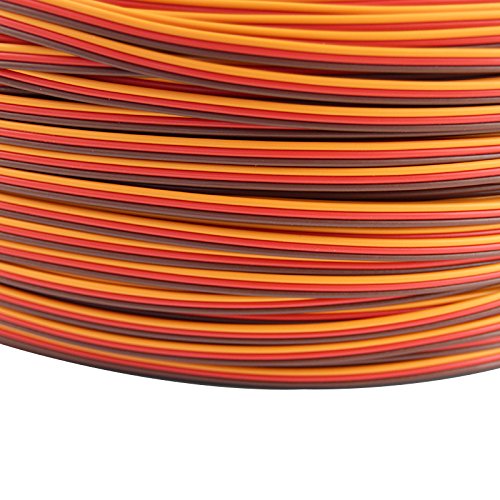 50 feet 22AWG Servo Extension Cable Wire Extended Wiring 60 Cores Cord Lead for RC Helicopter Drone Cars DIY Accessories